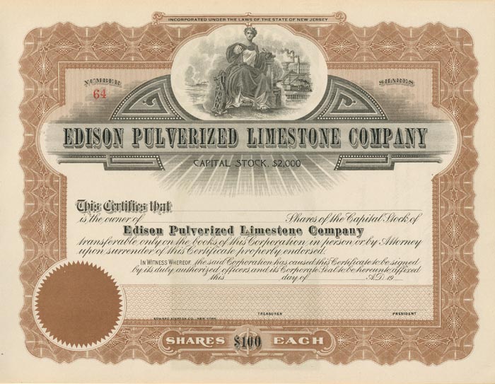 Edison Pulverized Limestone Co.